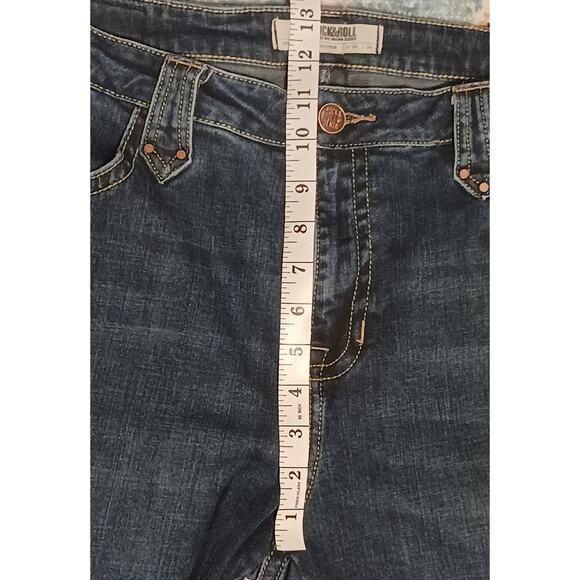 Rock&Roll High Rise Trouser Flare Leg Jeans Women's 32Wx32L - Picture 5 of 10